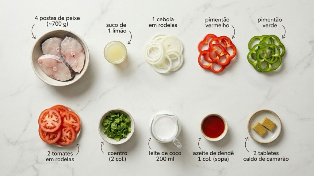 Deixe o peixe no limão e prepare uma moqueca cremosa e fácil de fazer no almoço