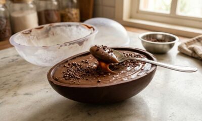 Esse ovo de Páscoa de colher fica pronto em 30 minutos e tem recheio intenso que não derrete