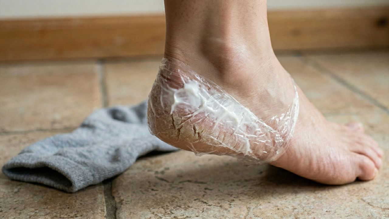 Como recuperar pés ressecados e rachados com uma técnica simples de hidratação profunda
