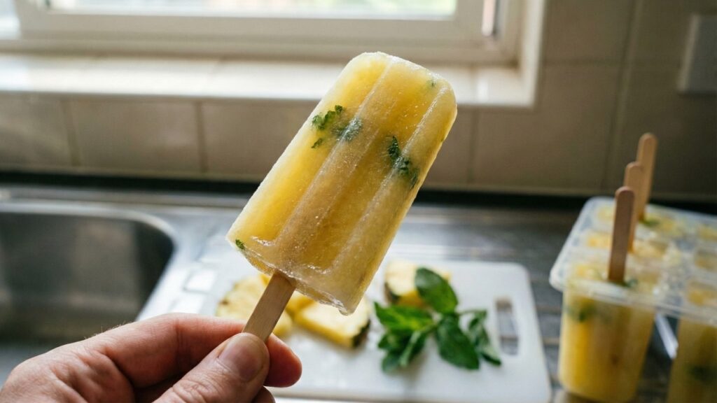 3 opções de picolés cremosos com poucos ingredientes para refrescar quando o calor aperta