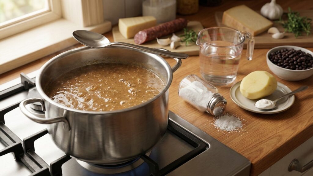 Como salvar comida salgada sem recomeçar do zero, usando correções sem perder o sabor do prato