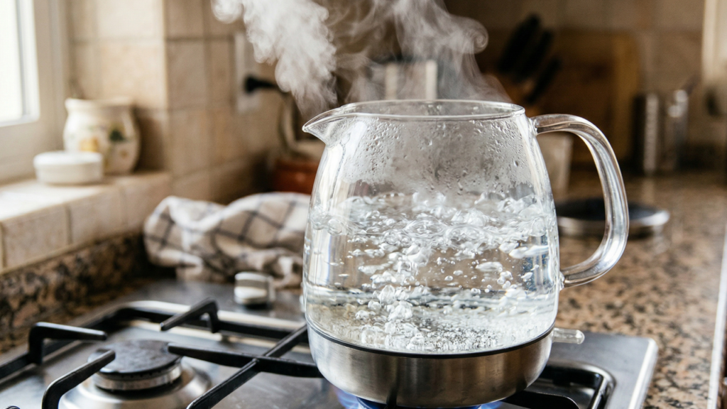 O que acontece ao ferver a mesma água outra vez pode não ser o que você sempre ouviu