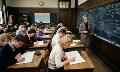Copiar matéria do quadro era rotina e fazia parte da escola de quem estudou antigamente