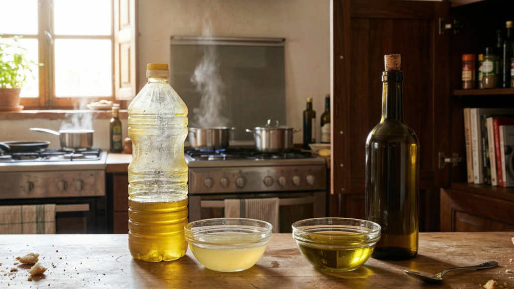 A maioria guarda o azeite no lugar errado e esse erro comum pode arruinar o sabor em poucas semanas