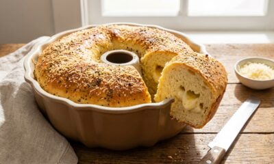 Misture polvilho doce e azedo e prepare um bolo pão de queijo leve na air fryer