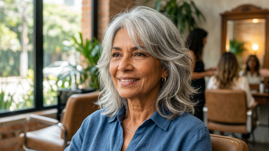 Como rejuvenescer o cabelo depois dos 60 com cortes leves e truques que realmente funcionam