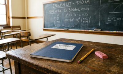 O caderno brochura era simples, resistente e fazia parte da vida escolar de muita gente