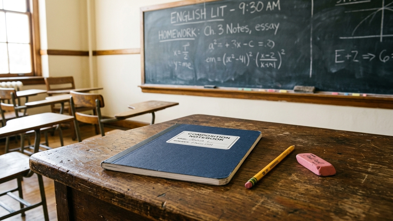 O caderno brochura era simples, resistente e fazia parte da vida escolar de muita gente