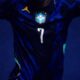 Nova camisa azul do Brasil para 2026 aposta em visual ousado da linha Jordan