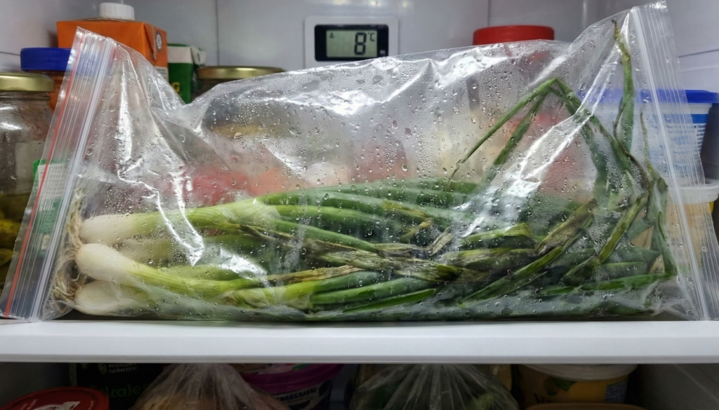 Cebolinhas estragada nunca mais: o erro que cria condensação e o jeito certo de guardar sem sufocar