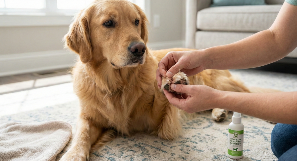 Meu cachorro lambe as patas sem parar: causas mais comuns e o que fazer em casa antes de piorar