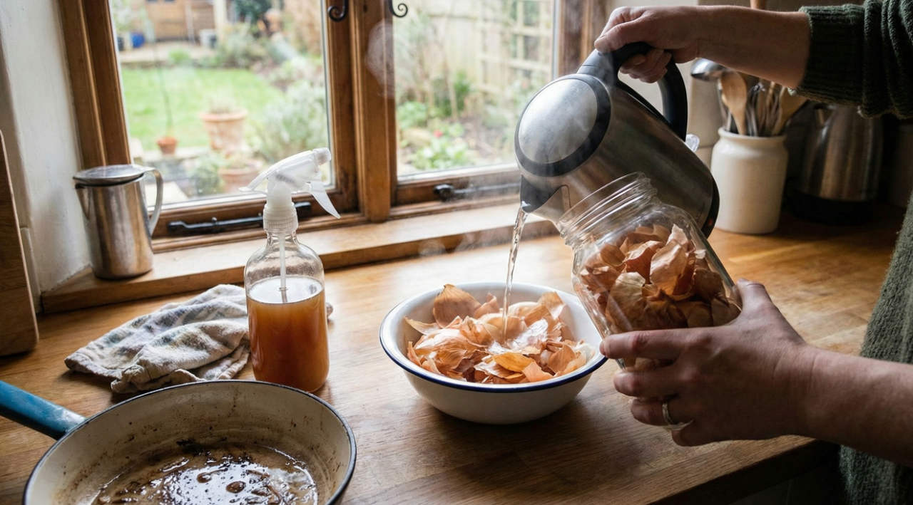 Você joga casca de cebola fora? Veja como usar na limpeza e economizar sem depender de produto caro todo mês