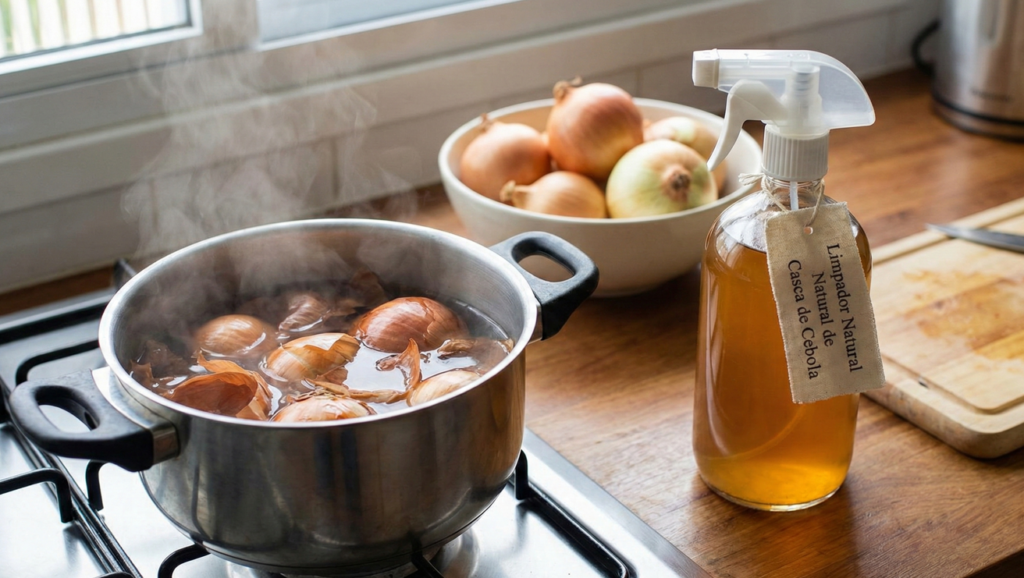 Você joga casca de cebola fora? Veja como usar na limpeza e economizar sem depender de produto caro todo mês