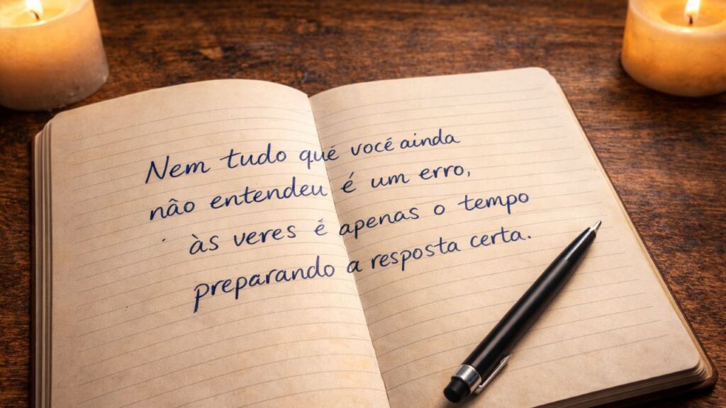 Essa frase do dia pode trazer a resposta que você estava tentando entender em silêncio