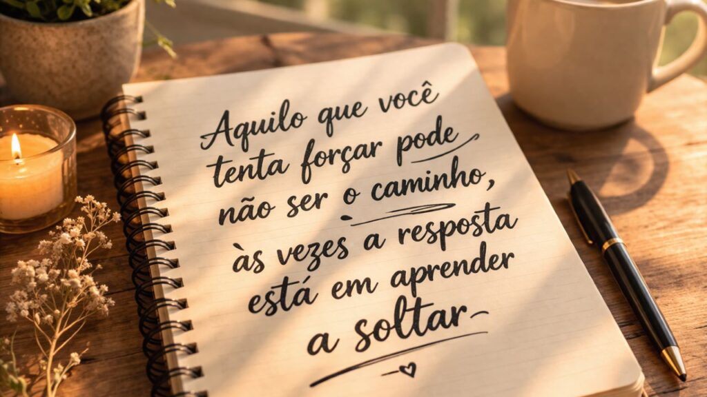 Essa mensagem do dia pode chegar como uma resposta para algo que você não conseguiu resolver