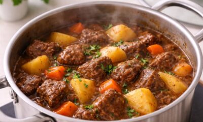Receita de carne de panela com batatas rápida que economiza tempo e entrega um almoço cheio de sabor