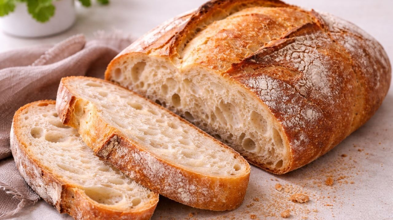 Receita de pão simples com 4 ingredientes que fica pronta rápido e surpreende pelo sabor e maciez