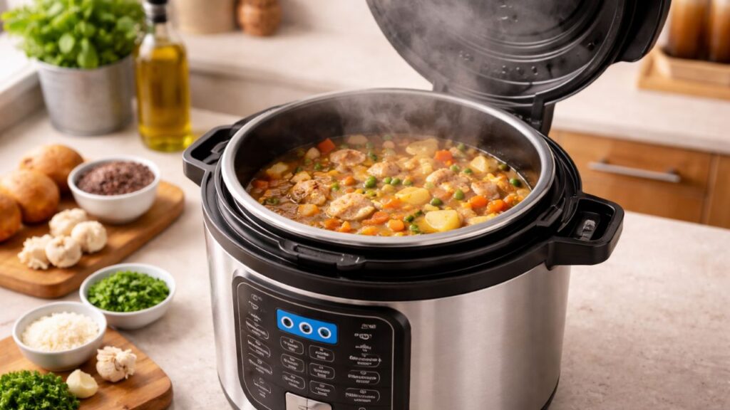 As 5 melhores panela de pressão elétrica 2026 que estão dominando as cozinhas com rapidez e praticidade