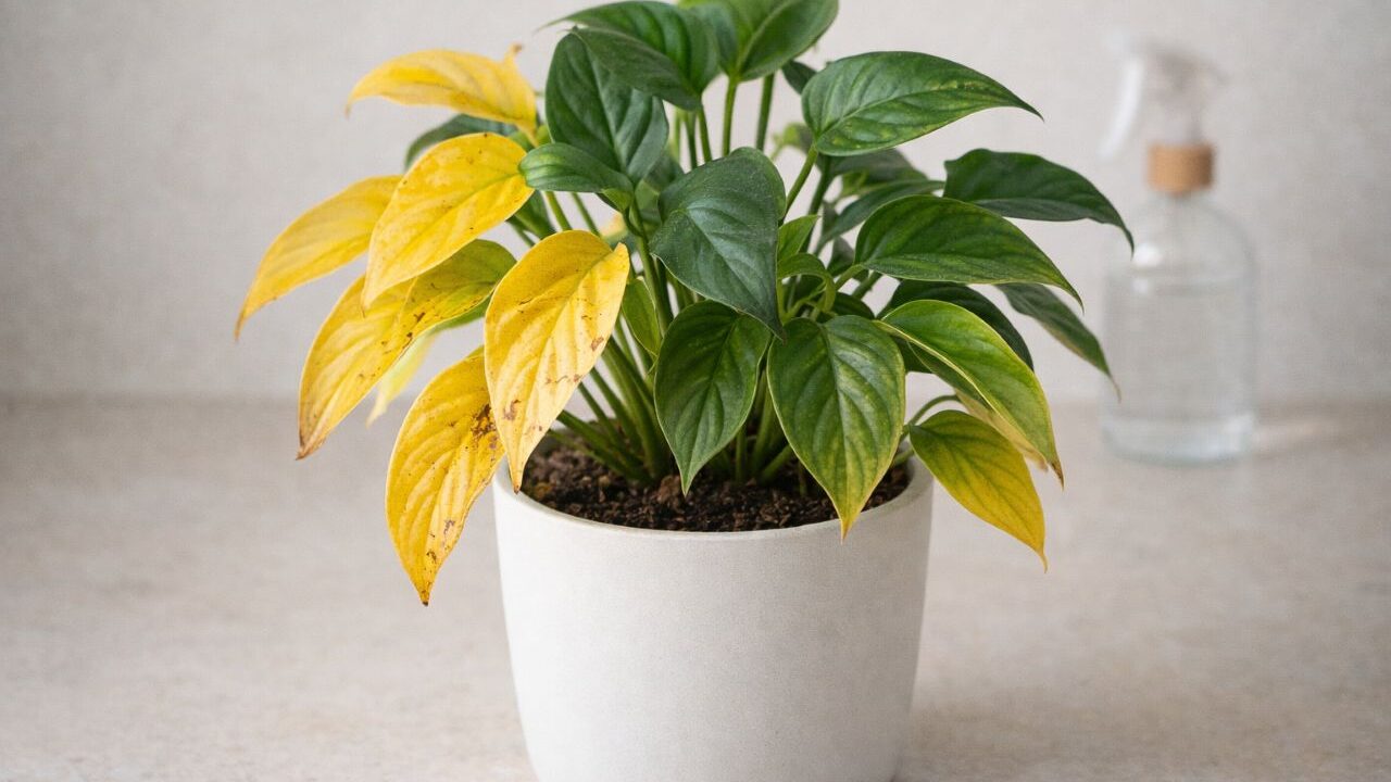 Planta amarelando pode ser sinal de erro comum e esse cuidado pode ajudar a reverter