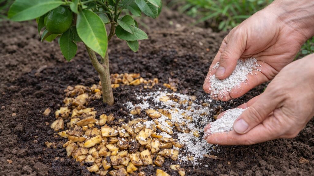 Quer mais frutos no limoeiro? Então comece a colocar isso na terra e veja a diferença na produção