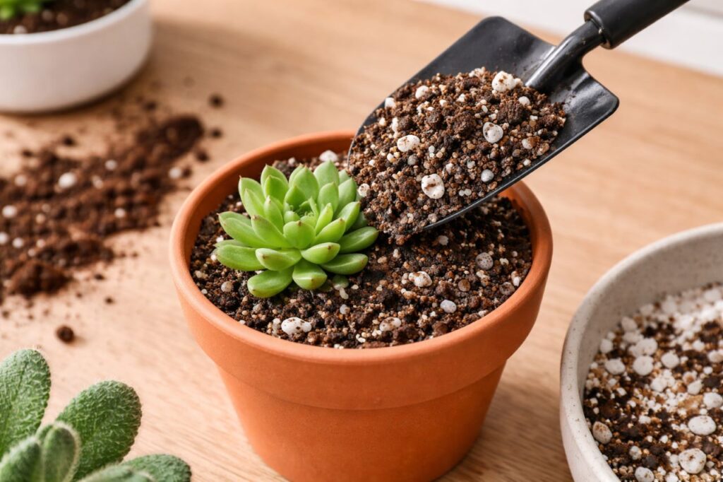 Suas suculentas podem ficar mais cheias de vida se você misturar isso na terra e o resultado aparece rápido