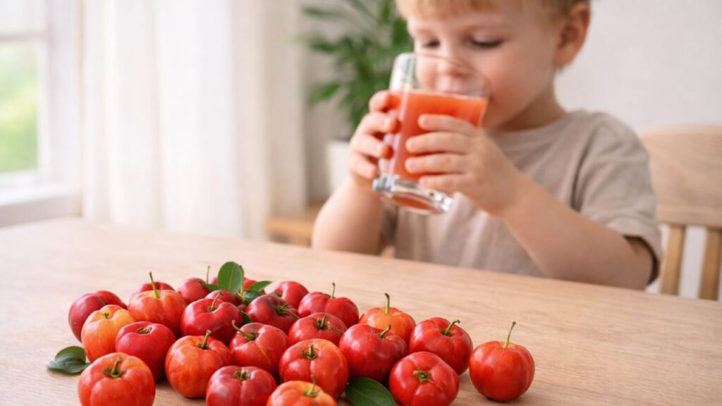 Crianças que consomem essa fruta que aumenta imunidade podem ter menos quedas de saúde ao longo do tempo