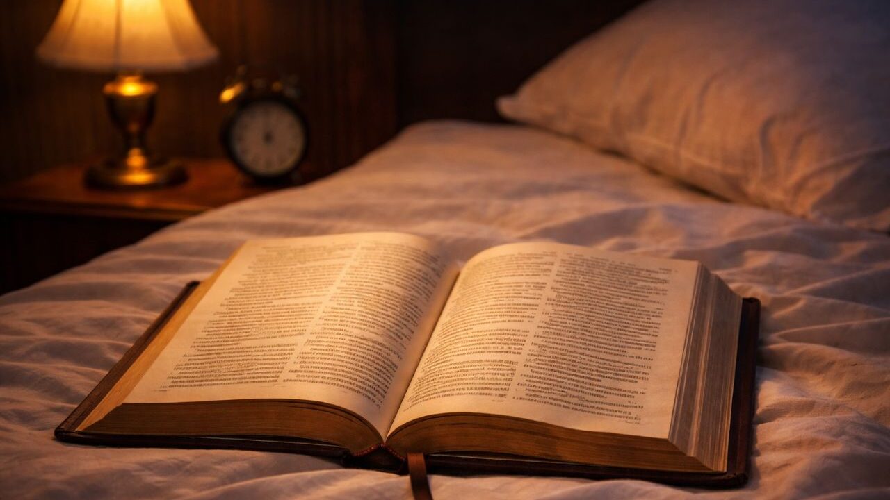 Durma mais tranquilo com esse versículo de salmos que acalma a mente antes de deitar