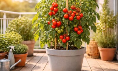 5 dicas para cultivar tomate em vaso e conseguir frutos saudáveis mesmo em pouco espaço