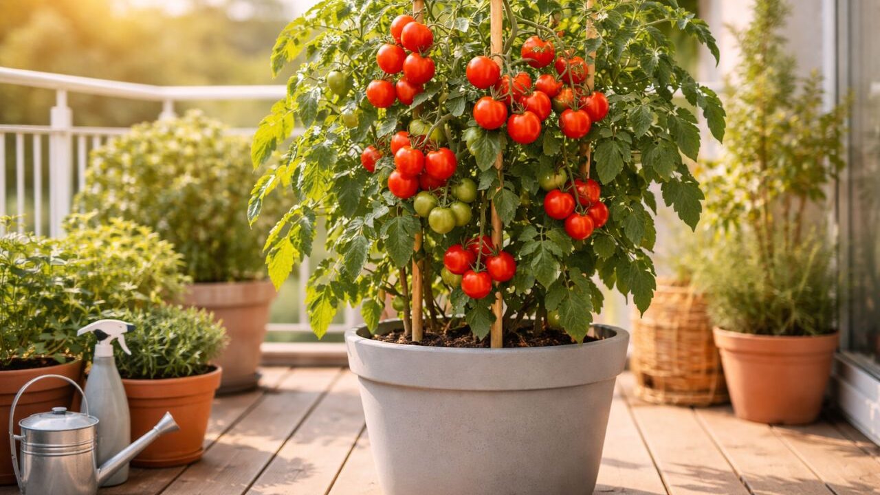 5 dicas para cultivar tomate em vaso e conseguir frutos saudáveis mesmo em pouco espaço