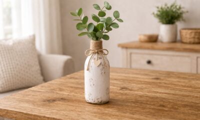 4 ideias com garrafa de vidro que transformam algo simples em decoração lindíssima