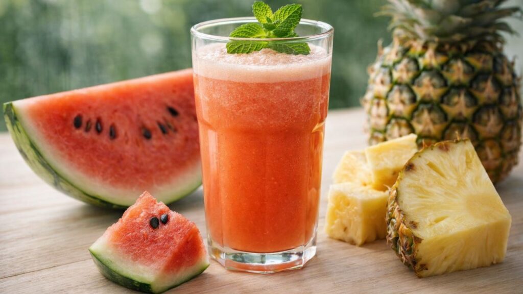 Misture essas duas frutas e crie uma combinação que ajuda a desinchar naturalmente