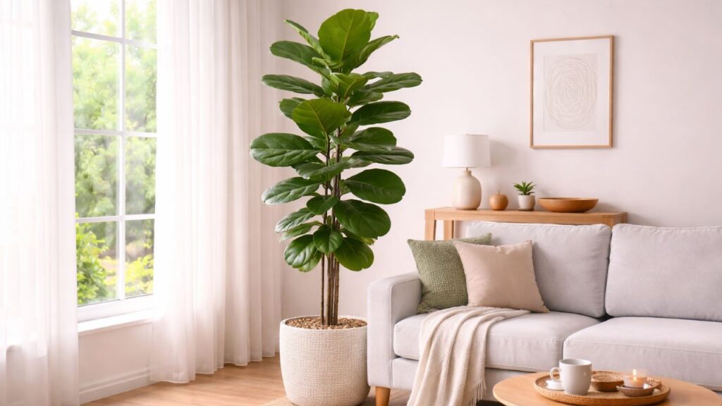 Como usar plantas altas na decoração para dar destaque e profundidade na sua casa