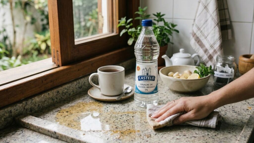 Misturar chá preto com vinagre: para que serve e por que é recomendado para limpar a cozinha