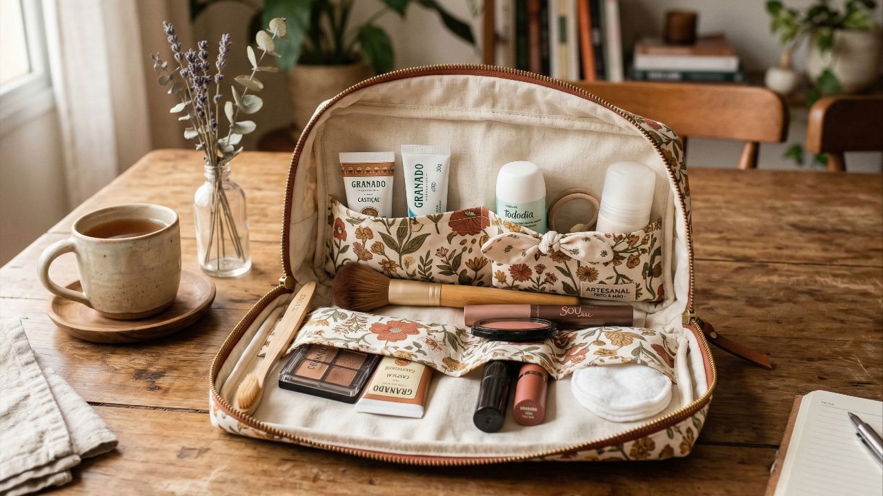 Essas nécessaires artesanais são perfeitas para montar kits de presente e lucrar muito