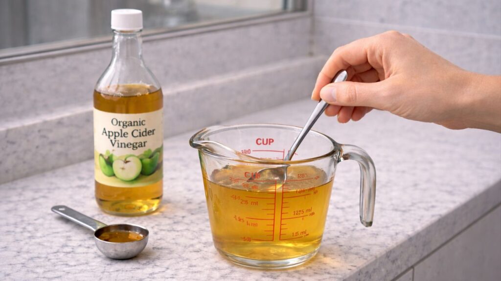 Aplicar vinagre de maçã diluído nos cabelos grisalhos: para que serve e por que ajuda a selar as cutículas dos fios