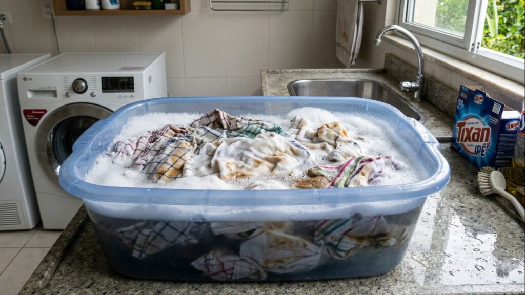 Pano de prato novo de novo? Veja como desencardir sujeiras difíceis sem danificar o tecido