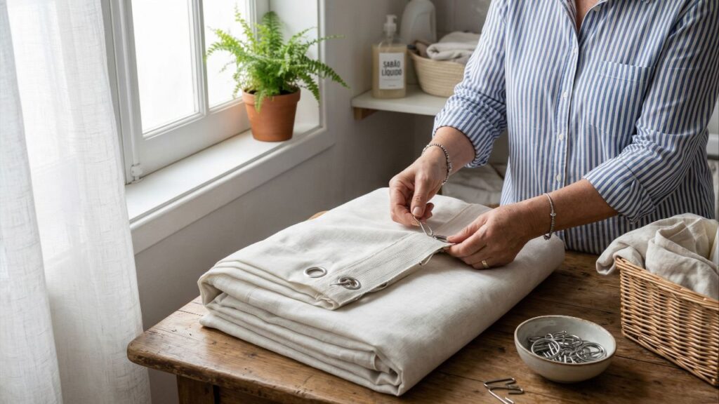 Como lavar cortinas sujas para que fiquem como novas