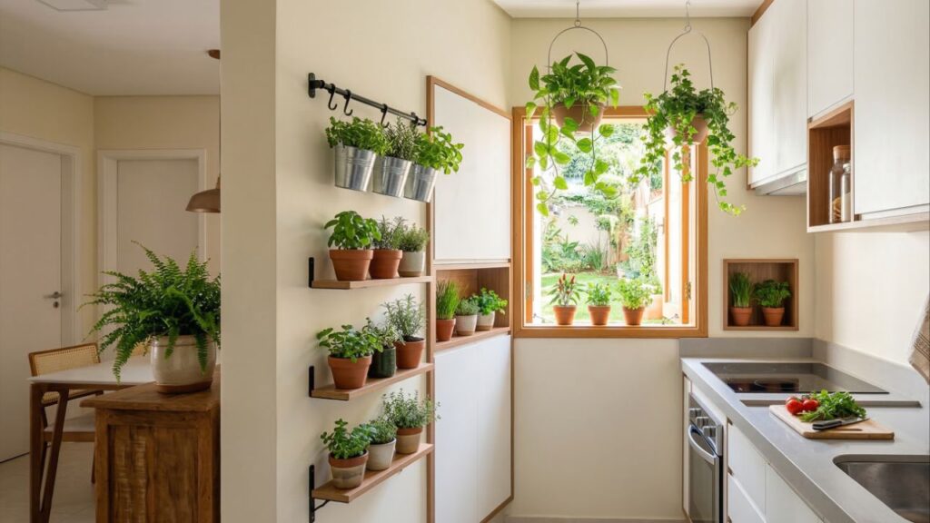 Cozinhas sem plantas estão fora de moda: 5 ideias para adicioná-las sem perder espaço ou conforto