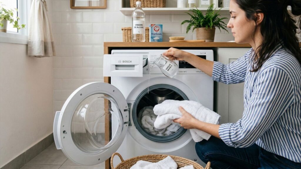Lavar toalhas brancas com este ingrediente deixa o tecido impecável e muito cheiroso