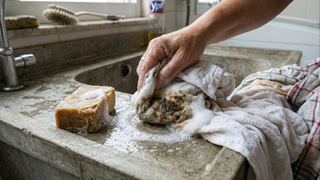 Pano de prato novo de novo? Veja como desencardir sujeiras difíceis sem danificar o tecido