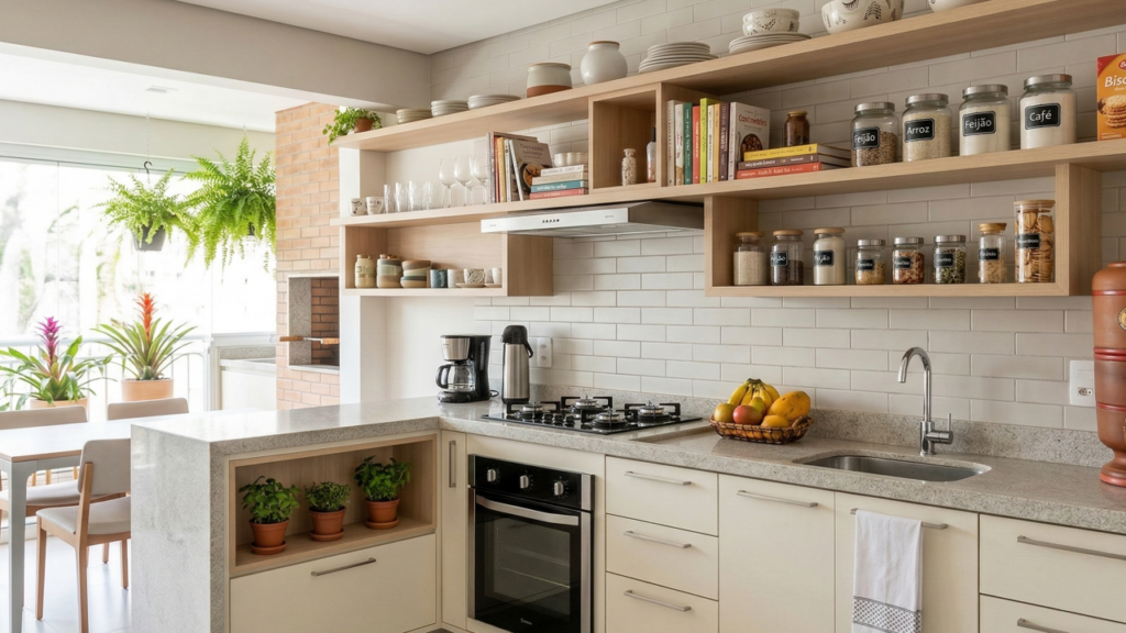 O fim dos armários de cozinha clássicos: a nova tendência adotada pelos franceses que aumenta o espaço