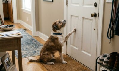 O cão que fica sozinho em casa pode aprender a lidar melhor com a separação e isso muda toda a rotina