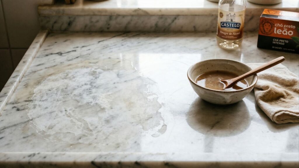 Misturar chá preto com vinagre: para que serve e por que é recomendado para limpar a cozinha