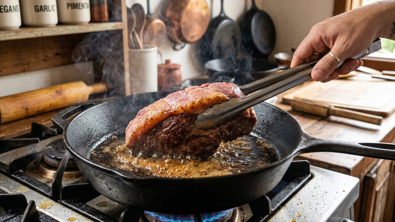 Por que a frigideira de ferro fundido continua imbatível quando o assunto é calor alto e longa durabilidade