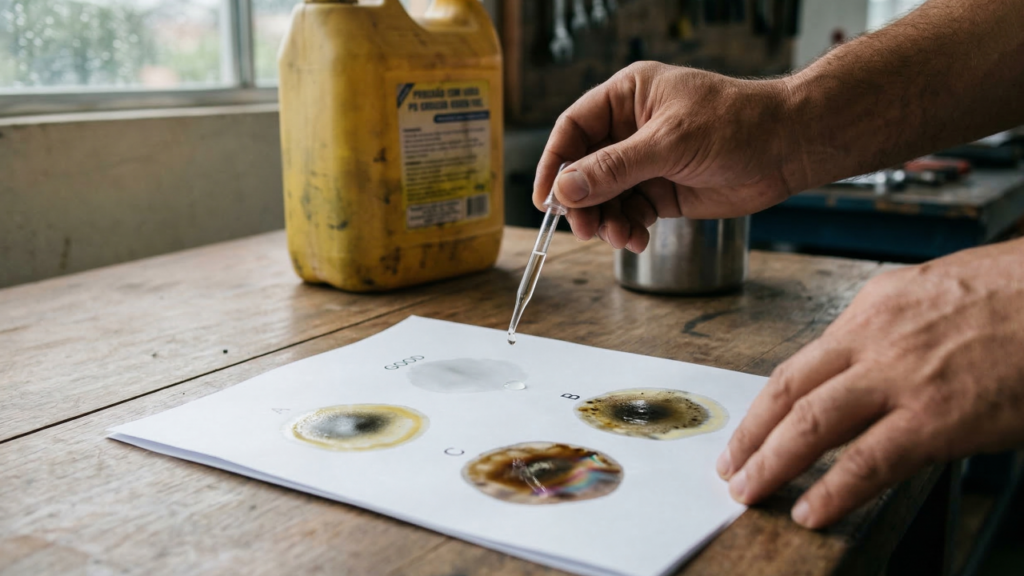 Um pingo no papel pode revelar tudo sobre a gasolina e ajudar a detectar combustível ruim em casa