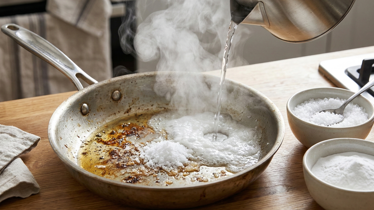 Esse truque simples ajudar a tirar aquele excesso de gordura da frigideira