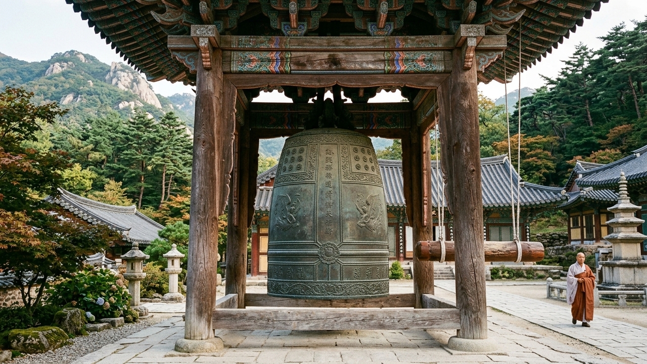 Como um sino de templo de 5 toneladas é forjado para ressoar por séculos com perfeição