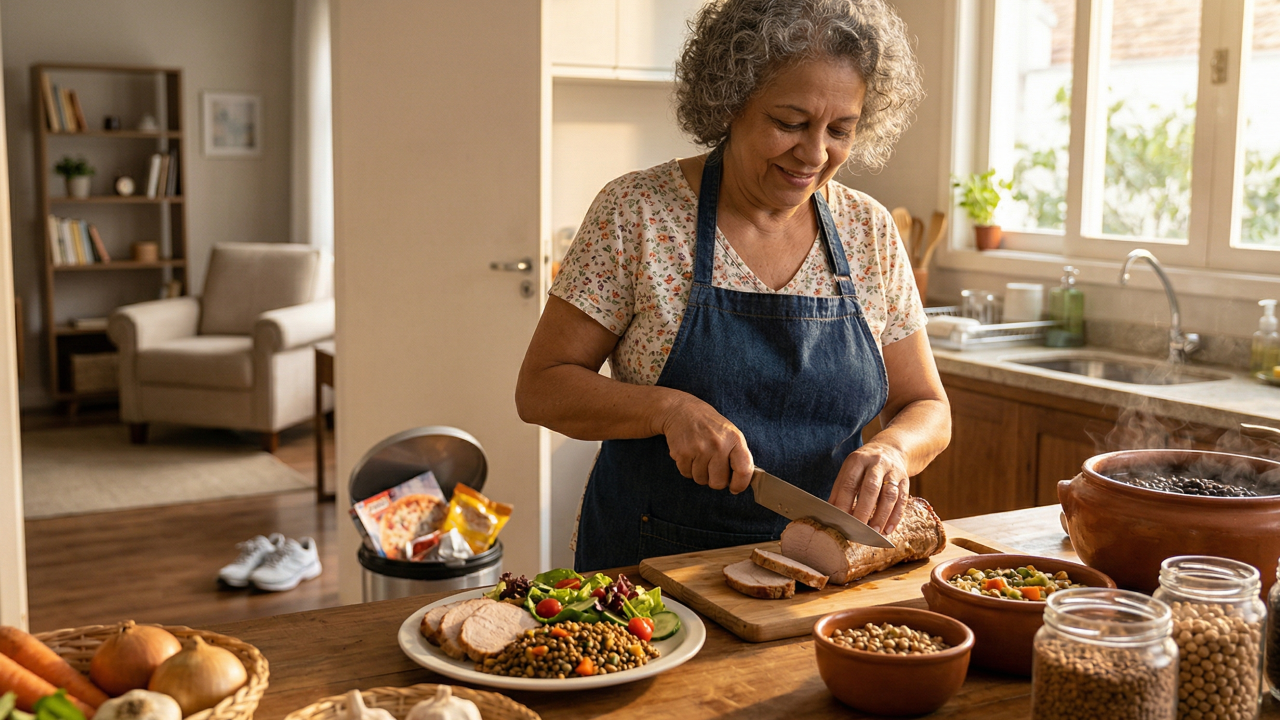 O que pessoas com mais de 65 anos devem priorizar no prato para proteger massa magra e autonomia