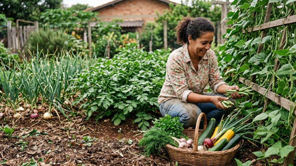 Plante quase sem esforço e colha muito com estas plantas de horta fáceis de cuidar em casa
