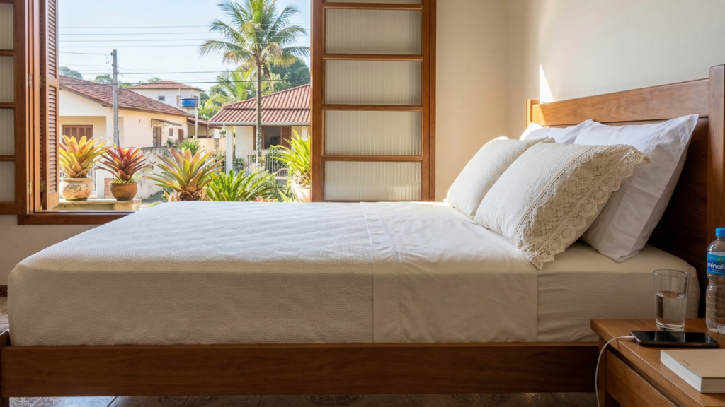 Os lençóis não precisam ser trocados mensalmente ou a cada duas semanas: o ritmo recomendado muda se você toma banho à noite